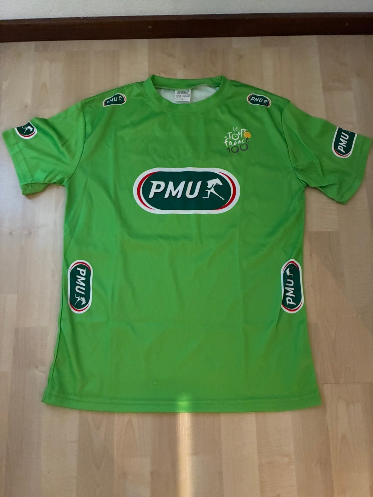 Tour de France 100 jaar - PMU shirt - Maat L, Sport en Fitness, Wielrennen, Ophalen, Nieuw, Kleding