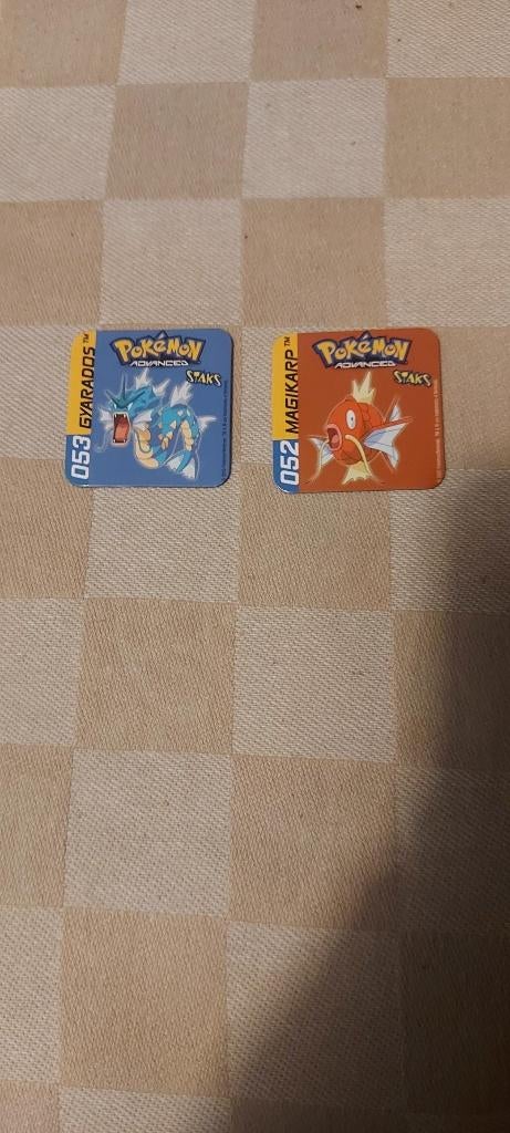 magneten speelgoed pokemon panini staks Magikarp Gyarados, Ophalen of Verzenden, Nieuw