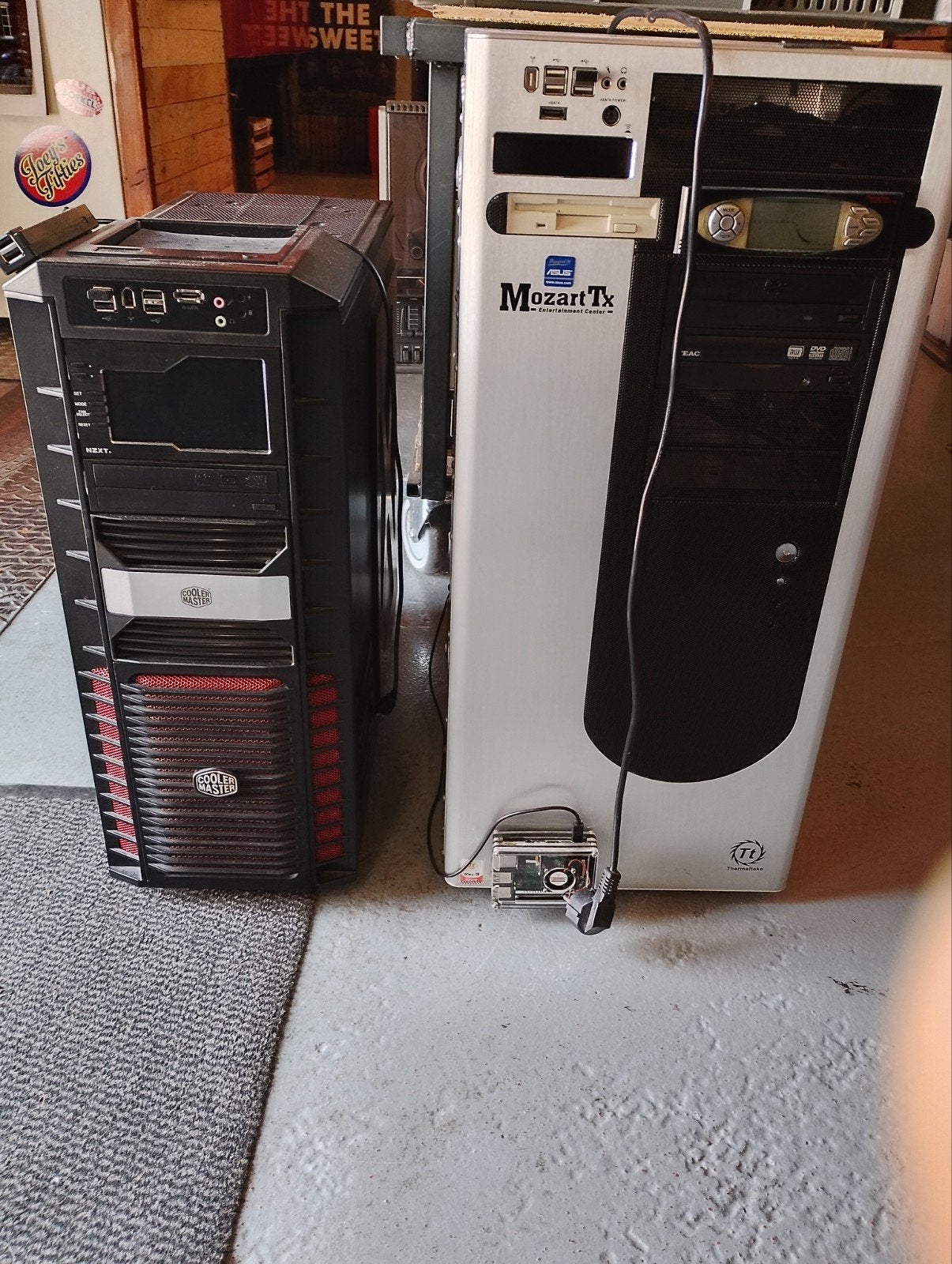 Diverse computer, Ophalen
