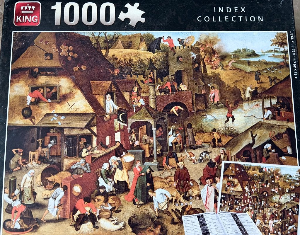 Legpuzzel Pieter Breugel, Ophalen of Verzenden, 500 t/m 1500 stukjes, Zo goed als nieuw, Legpuzzel