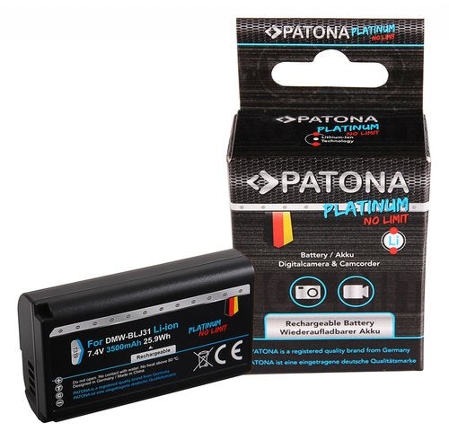 Platinum Battery Panasonic Lumix DC-S1 DC-S1R DC-S1H, Nieuw