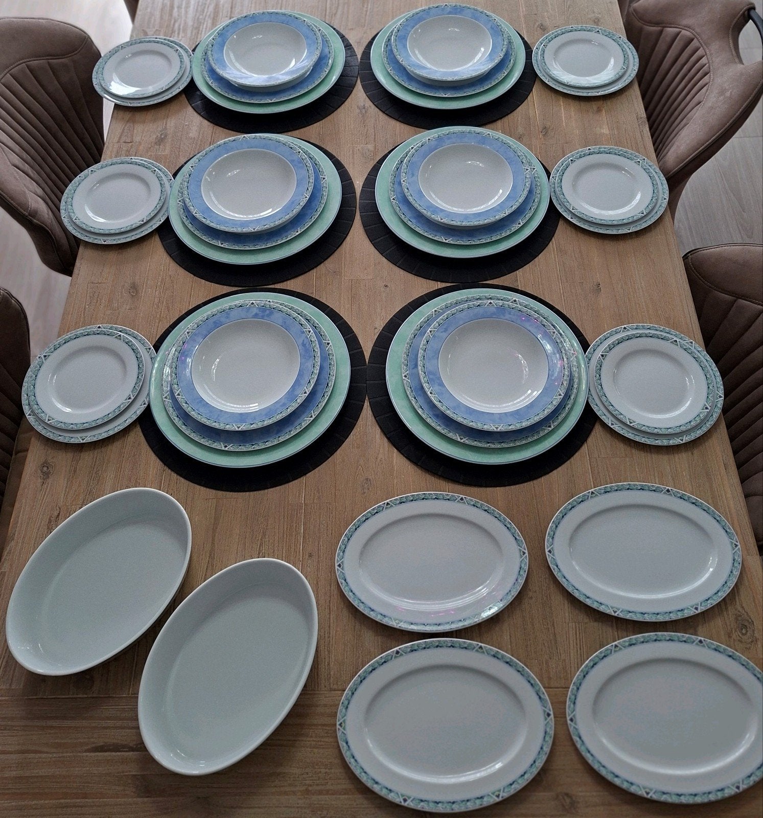 Arzberg servies 6-persoons, keuken servies, Ophalen, Zo goed als nieuw, Modern, Compleet servies