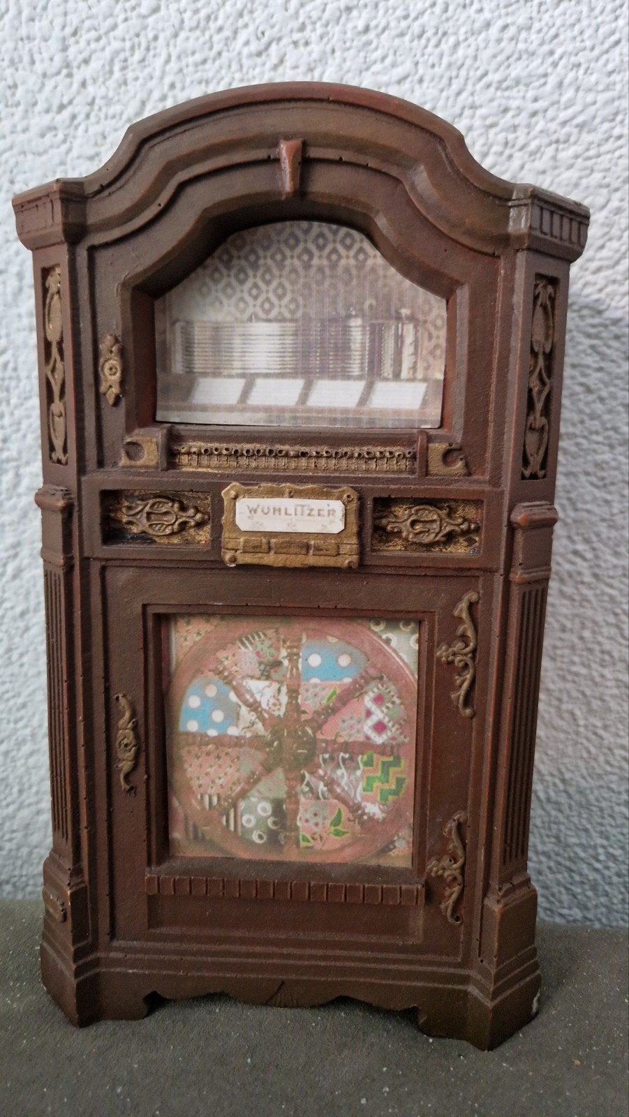 Vintage Wurlitzer 780 Wagon Wheel Jukebox Spaarpot, Ophalen of Verzenden, Dier