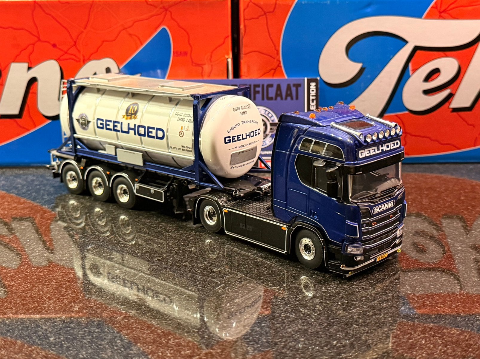 WSI - Scania next gen Geelhoed, Ophalen of Verzenden, Zo goed als nieuw, Bus of Vrachtwagen, Wsi