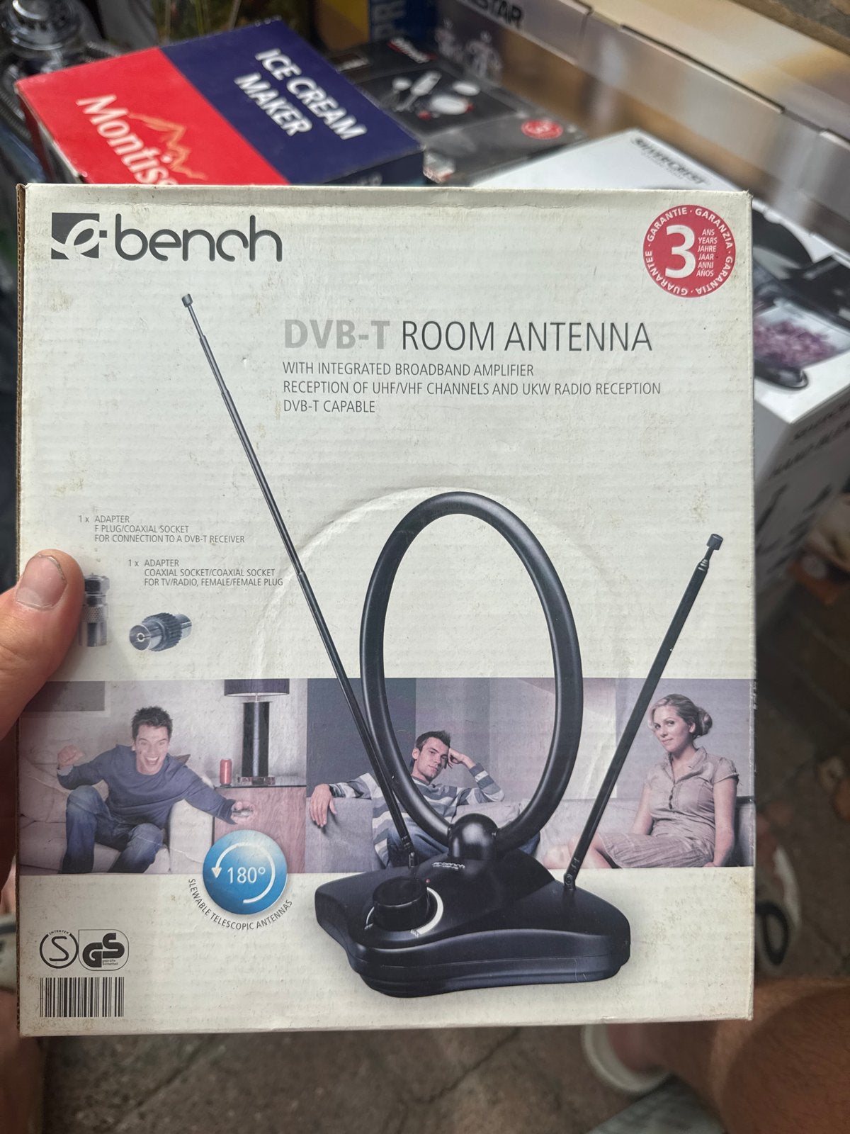Bench DVB-T Kamerantenne - Nieuw in doos, Telecommunicatie, Antennes en Masten, Ophalen of Verzenden, Nieuw, Antenne