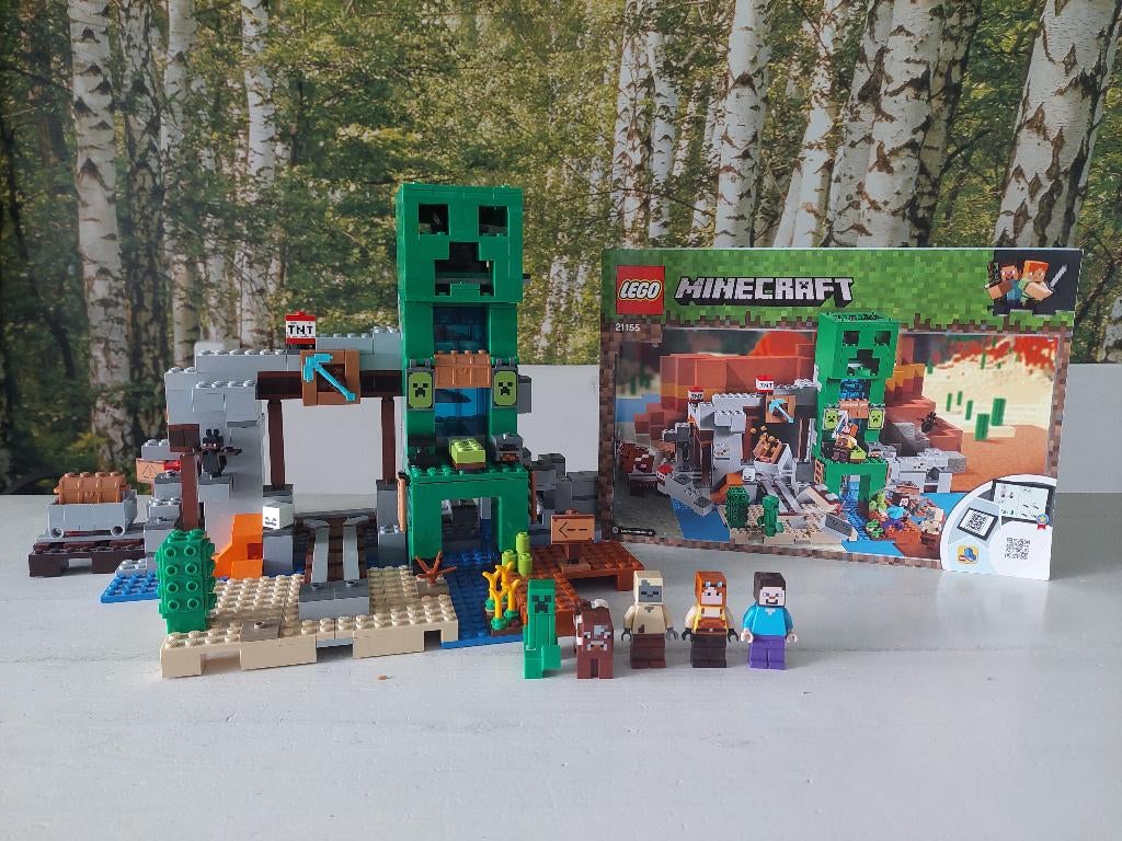 Lego Minecraft Creepermine 21155, Minecraft, Lego, Ophalen of Verzenden, Complete set
