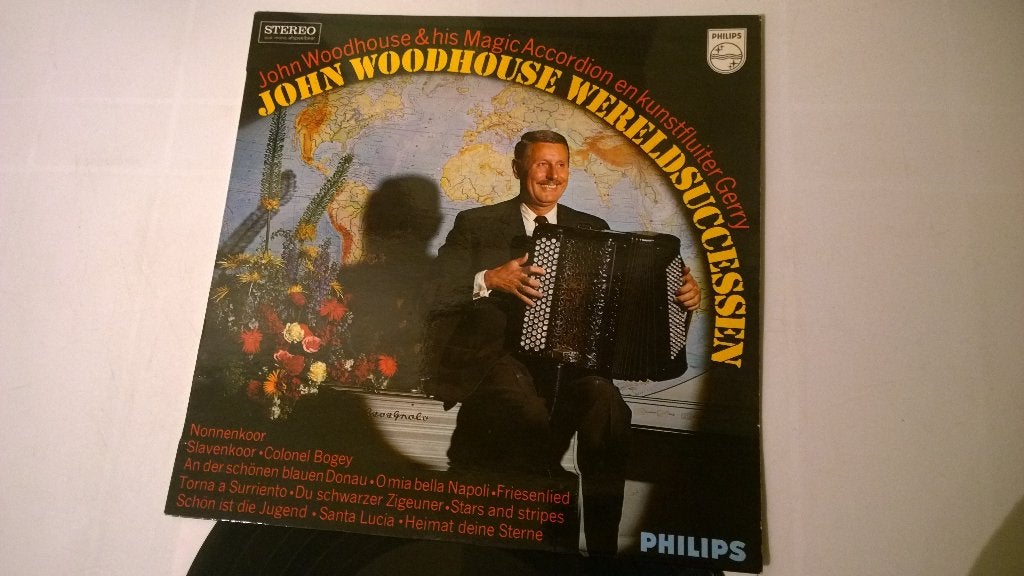 John woodhouse en kunstfluiter gerry ‎– john woodhouse werel, Cd's en Dvd's, Ophalen, LP, Gebruikt, 12 inch