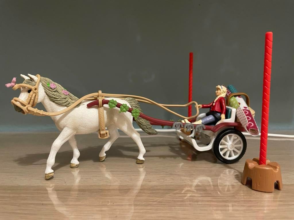 Schleich koets voor de paardenshow, Verzamelen, Speelgoed, Ophalen of Verzenden, Zo goed als nieuw