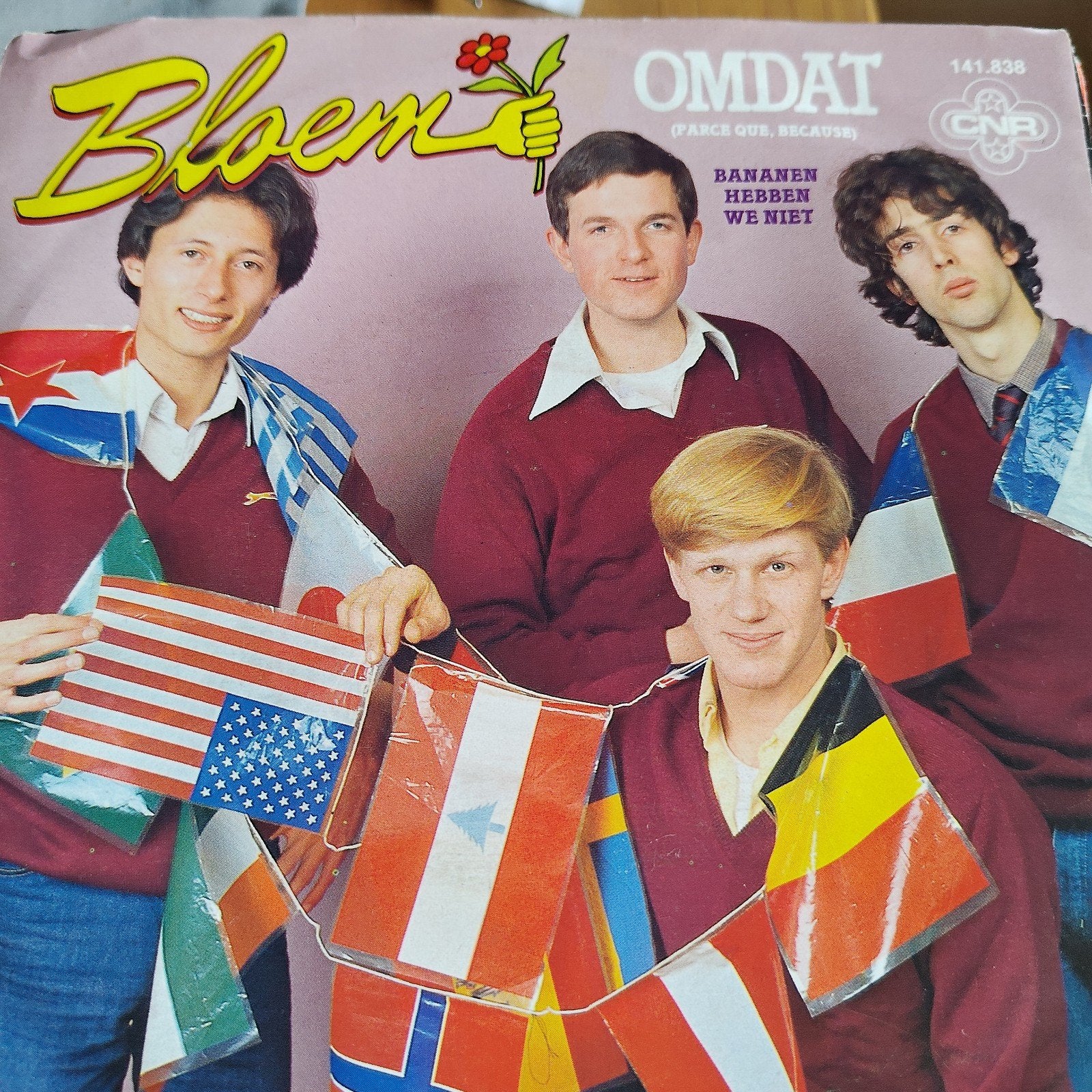 Bloem - Omdat (Parce Que, Because) Bananen Hebben We Niet, Cd's en Dvd's, Vinyl Singles, Gebruikt, 7 inch, Ophalen of Verzenden
