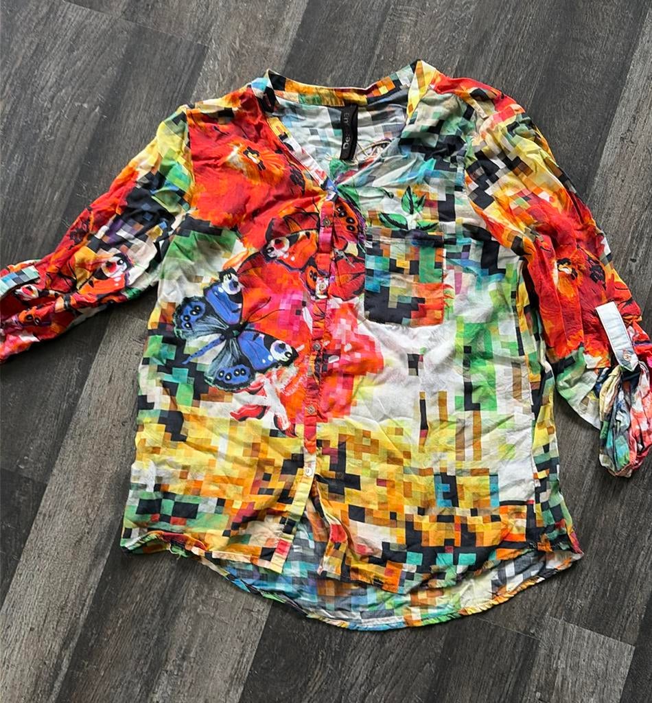 Desiqual blouse xl, Ophalen of Verzenden, Zo goed als nieuw, Maat 38/40 (M), Overige kleuren