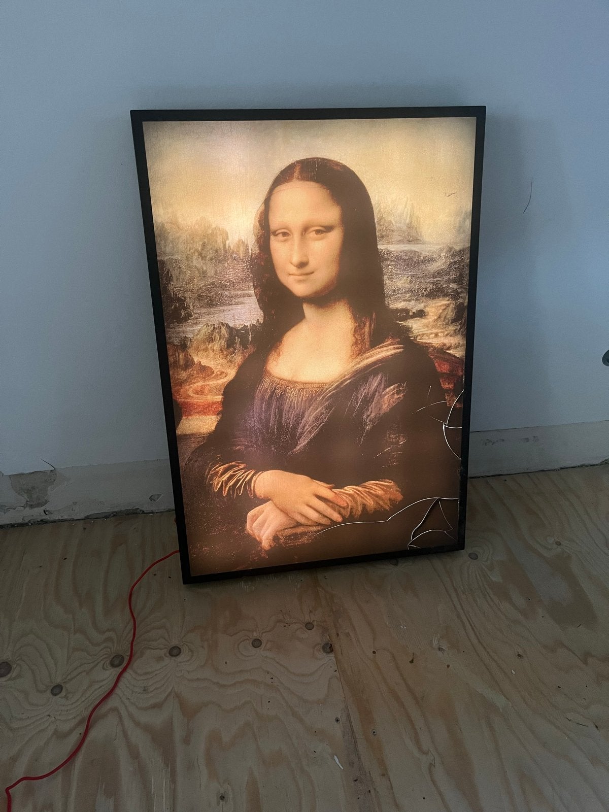 Virgil Abloh x IKEA MARKERAD MONA LISA Lichtbak, Ophalen, Gebruikt, Oorspronkelijke maker, Print