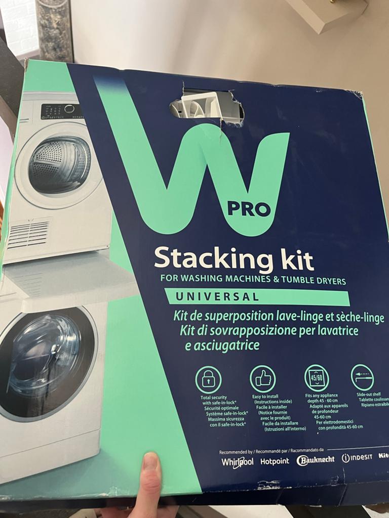 Universele stapelkit voor wasmachines en drogers, Ophalen, Nieuw