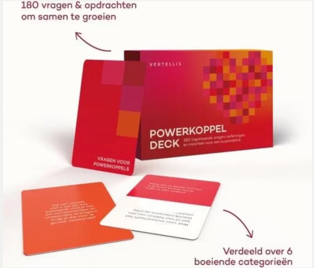 Vragenspel voor je relatie - Het Powerkoppel Deck, Verzenden, Nieuw