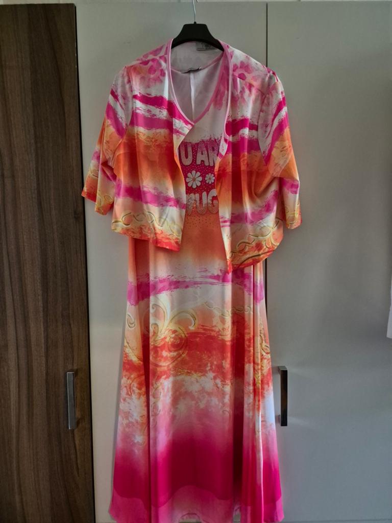 Missy lange jurk xl met strass, Ophalen of Verzenden, Zo goed als nieuw, Maat 46/48 (XL) of groter, Onder de knie