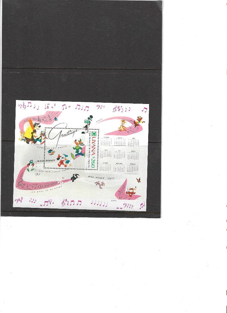 Mi 148 Disney. Guyana. Postfris, Ophalen of Verzenden, Postfris, Overige thema's