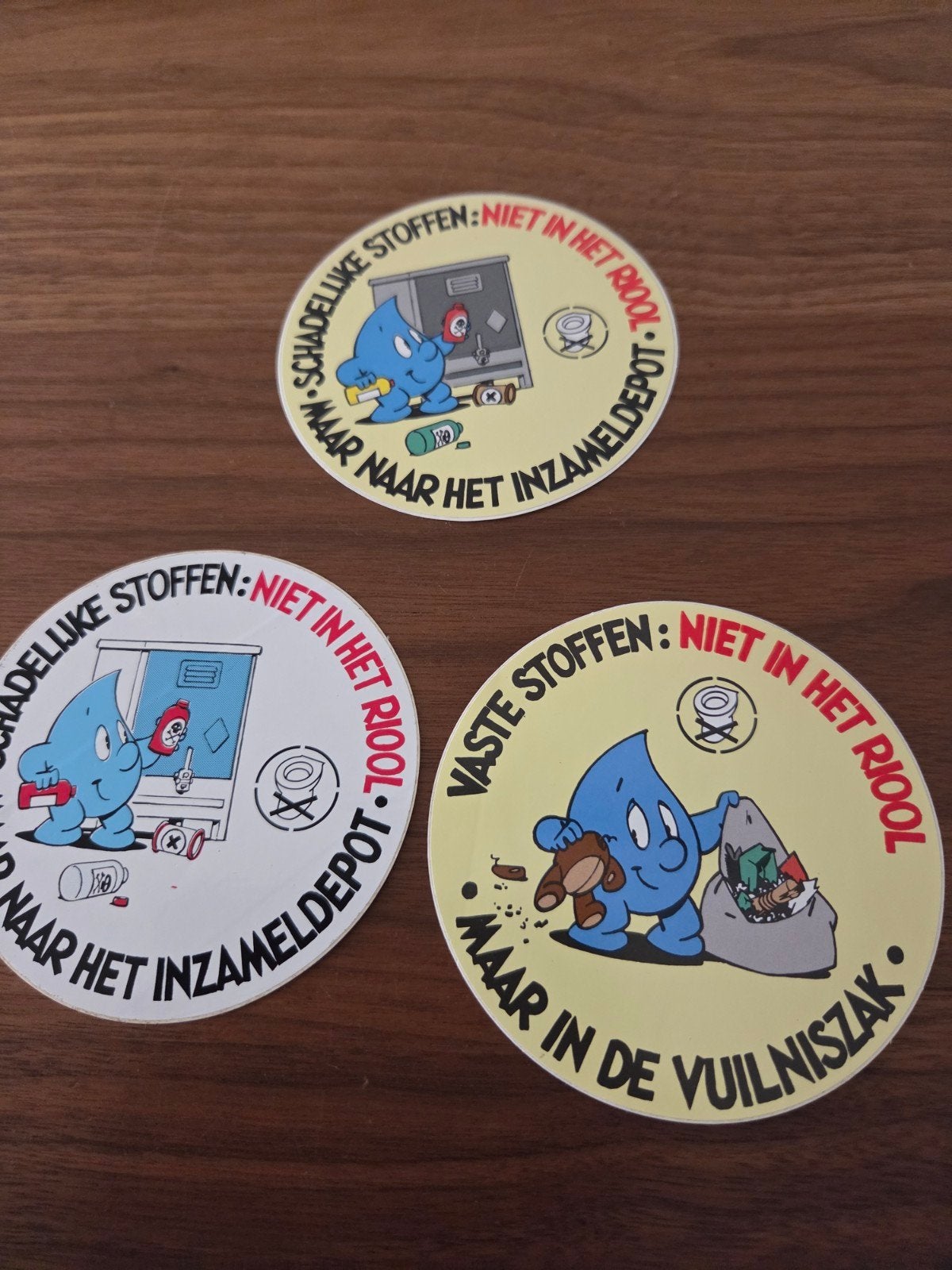 1455 stickers - Afval scheiden Cartoons, Ophalen of Verzenden, Gebruikt, Overige typen