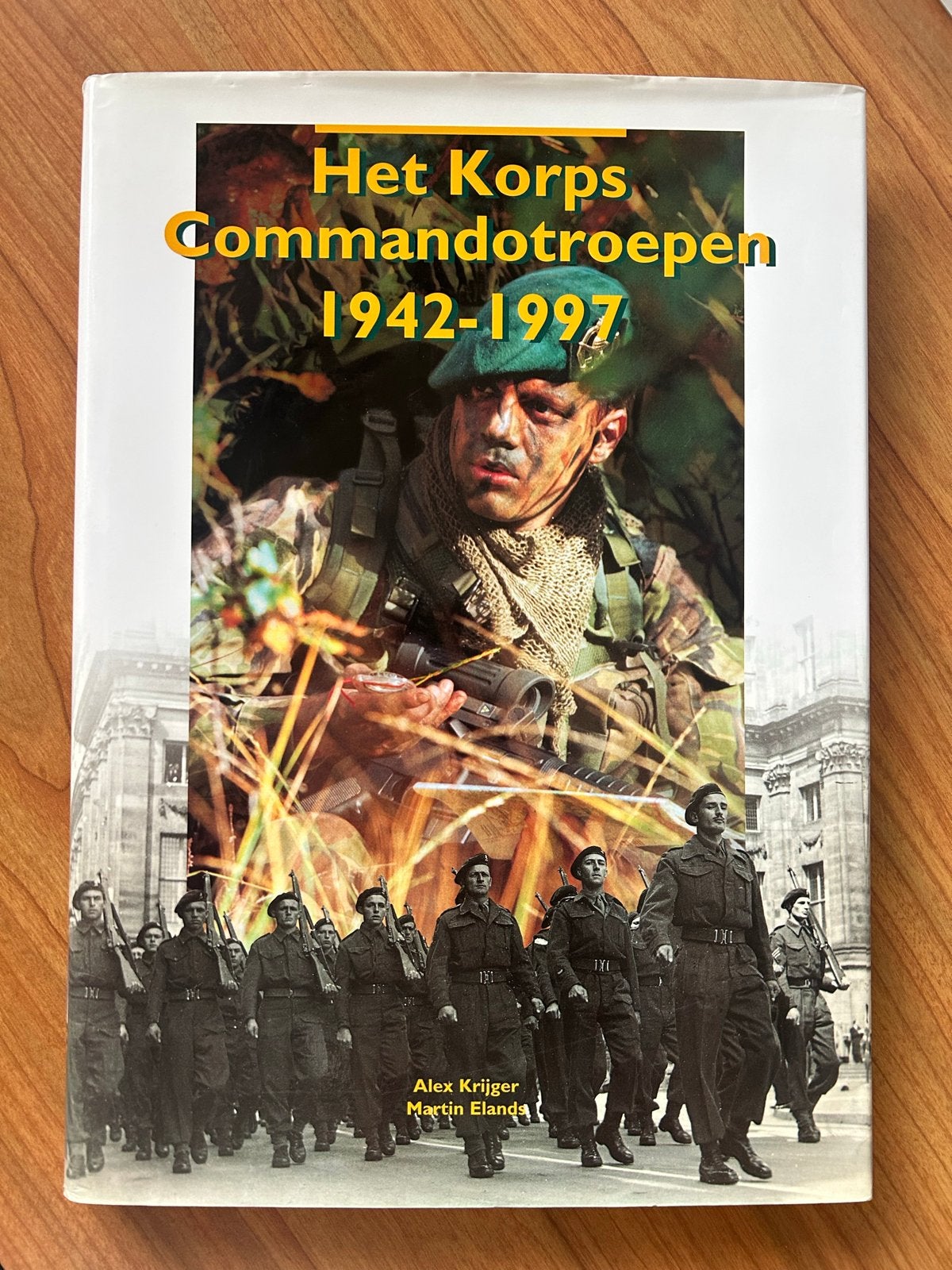 Het Korps Commandotroepen 1942-1997 - Alex Krijger, Boeken, Ophalen of Verzenden, Zo goed als nieuw, Landmacht, 1945 tot heden