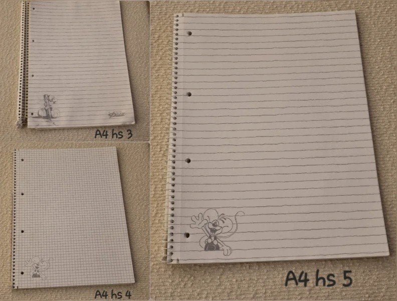 Diddl A4 hs blaadjes, Ophalen of Verzenden, Diddl, Zo goed als nieuw, Papier, Kaart of Schrift