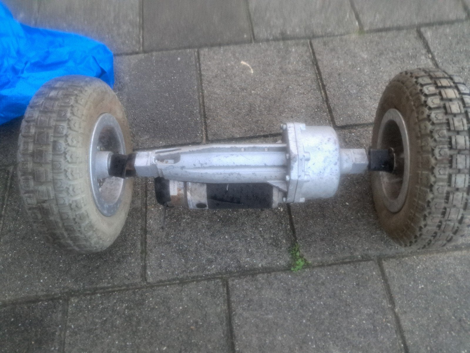 Elektrische Skateboard As met Wielen, Ophalen, Gebruikt, Onbekend