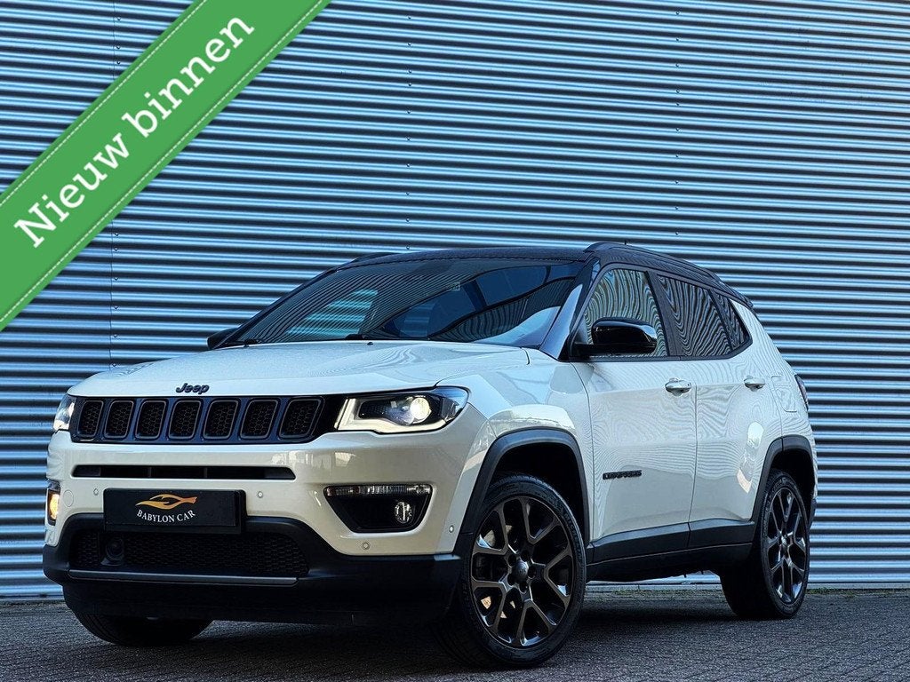 Jeep Compass 1.3 T4 4xe Plug-in Hybrid S/Panodak/Camera/Trek, Automaat, Gebruikt, 4 cilinders, Met garantie (alle)
