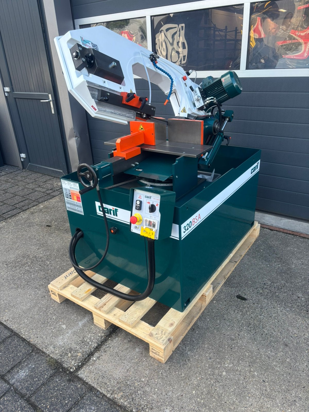 Carif 320 BSA bandzaagmachine, Doe-het-zelf en Verbouw, Ophalen, Nieuw, 1200 watt of meer, 70 mm of meer