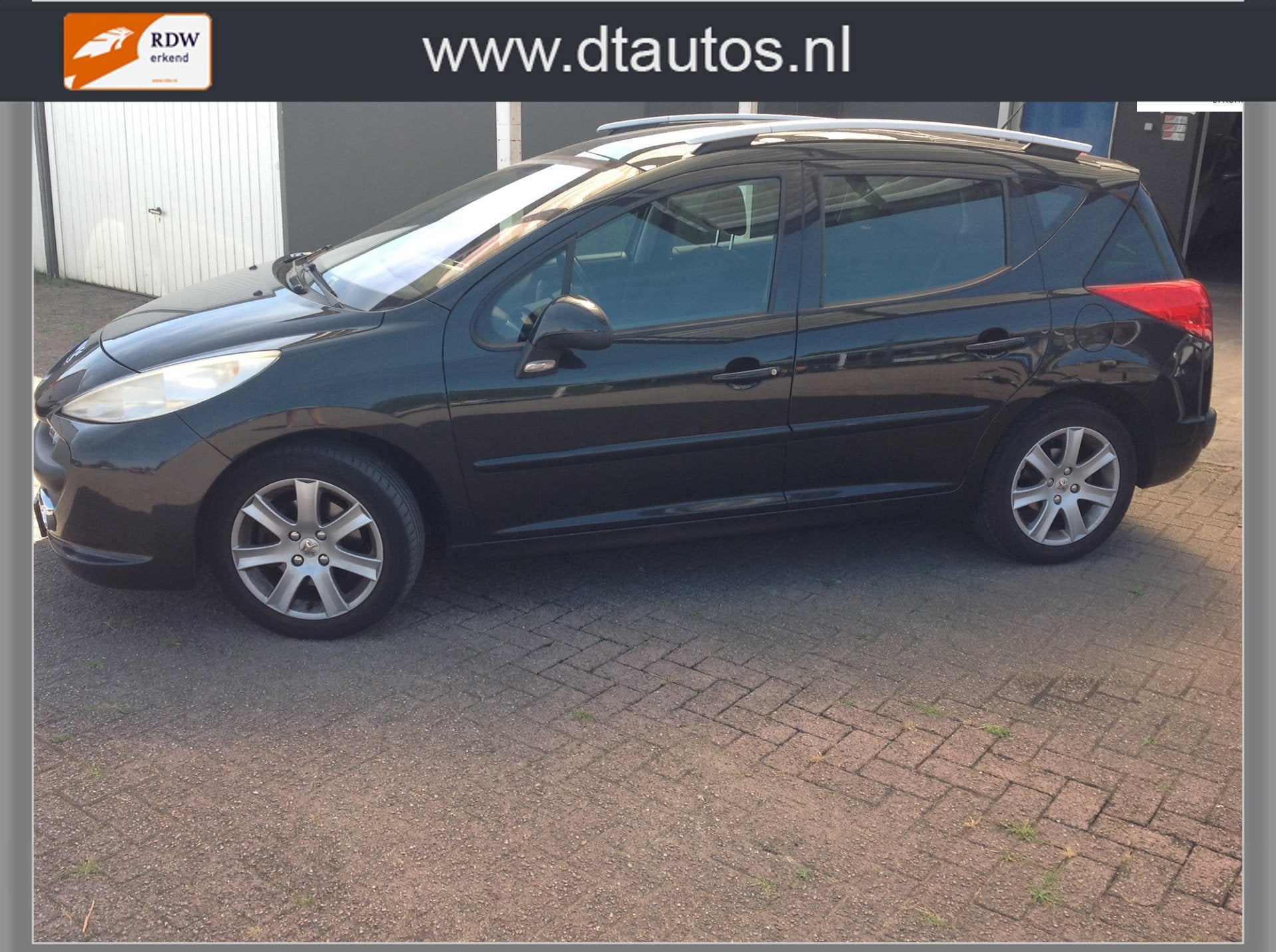 Peugeot 207 SW 1.6 VTi XS airo el ramen apk, Voorwielaandrijving, Gebruikt, 4 cilinders, Zwart