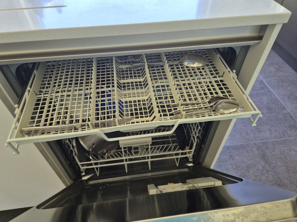 Miele vaatwasser met besteklade - inbouw, Ophalen, 60 cm of meer, Inbouw, 10 tot 14 liter