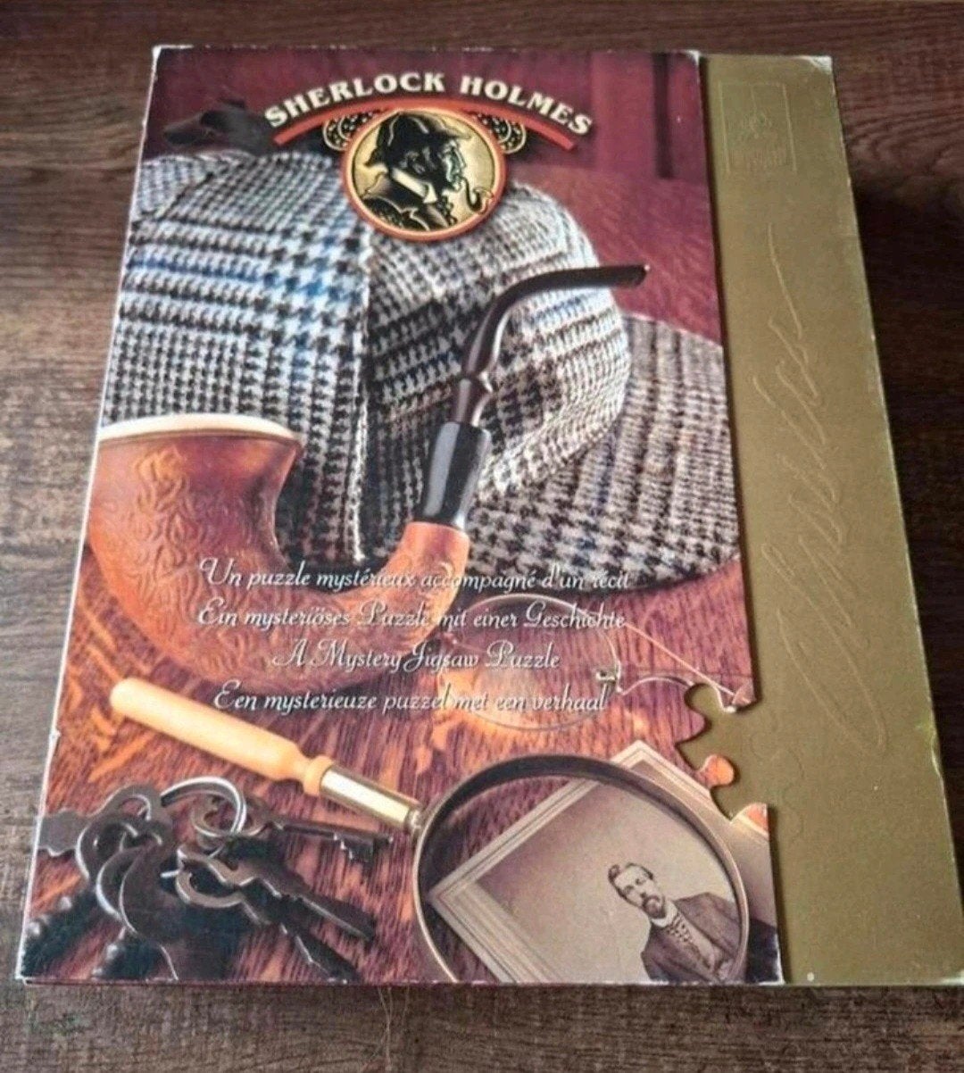 Sherlock Holmes Mystery Legpuzzel 1000 stukjes, Ophalen of Verzenden, 500 t/m 1500 stukjes, Zo goed als nieuw, Legpuzzel