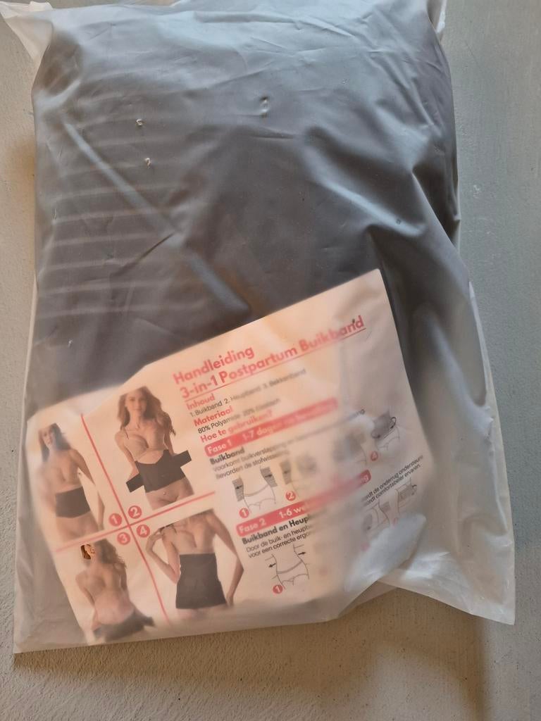 3-in-1 Postpartum Buikband Set - Enkele keren gebruikt, Ophalen of Verzenden, Gebruikt