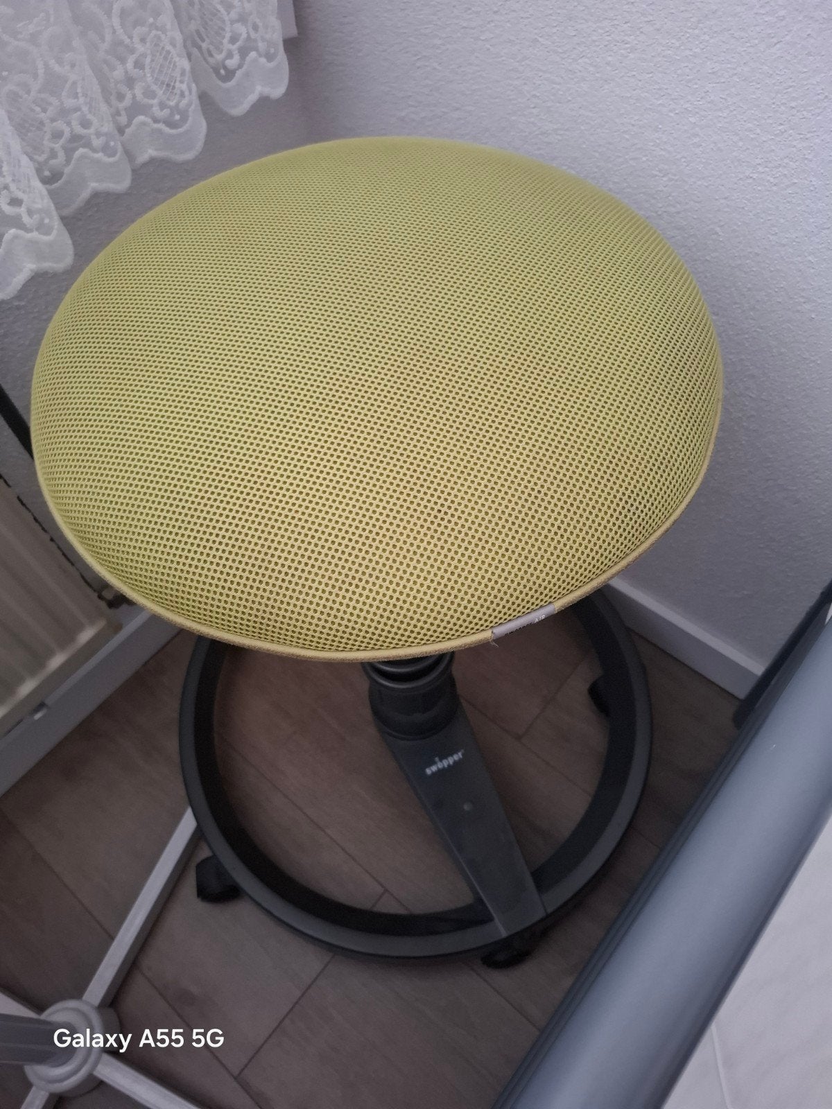 Swopper bureaustoel - Ergonomische kruk, Gebruikt, Balstoel, Ophalen of Verzenden, Groen