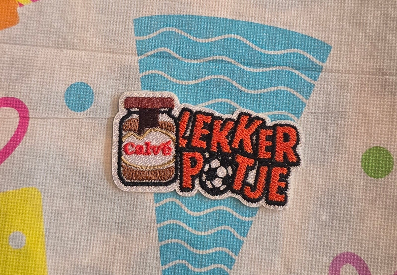 Jumbo juich embleem lekker potje juichjack, Verzamelen, Supermarktacties, Jumbo, Ophalen of Verzenden