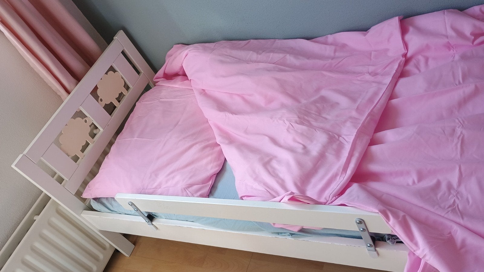 Ikea Kritter Peuterbed - Gebruikt maar Stevig, Ophalen, Gebruikt, Wit, 190 cm of minder