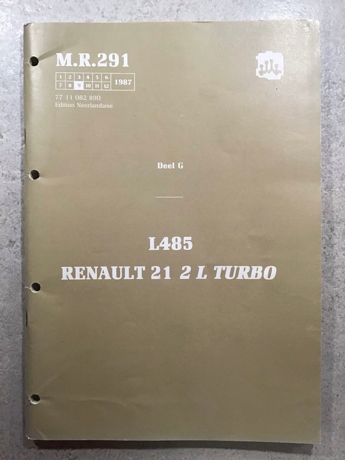 Renault 21 2L Turbo Werkplaatshandboek (1987), Verzenden