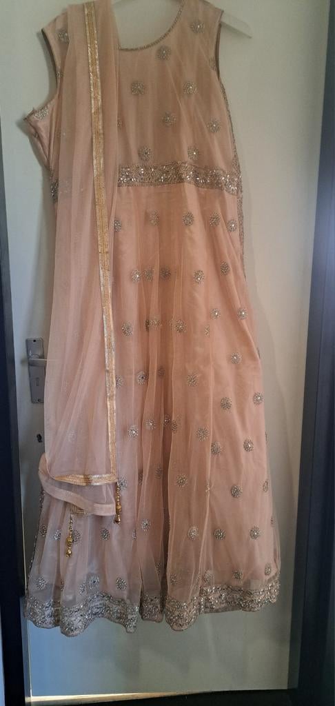 Must have prachtige india avondjurk., Kleding | Dames, Gelegenheidskleding, Ophalen of Verzenden, Zo goed als nieuw, Galajurk