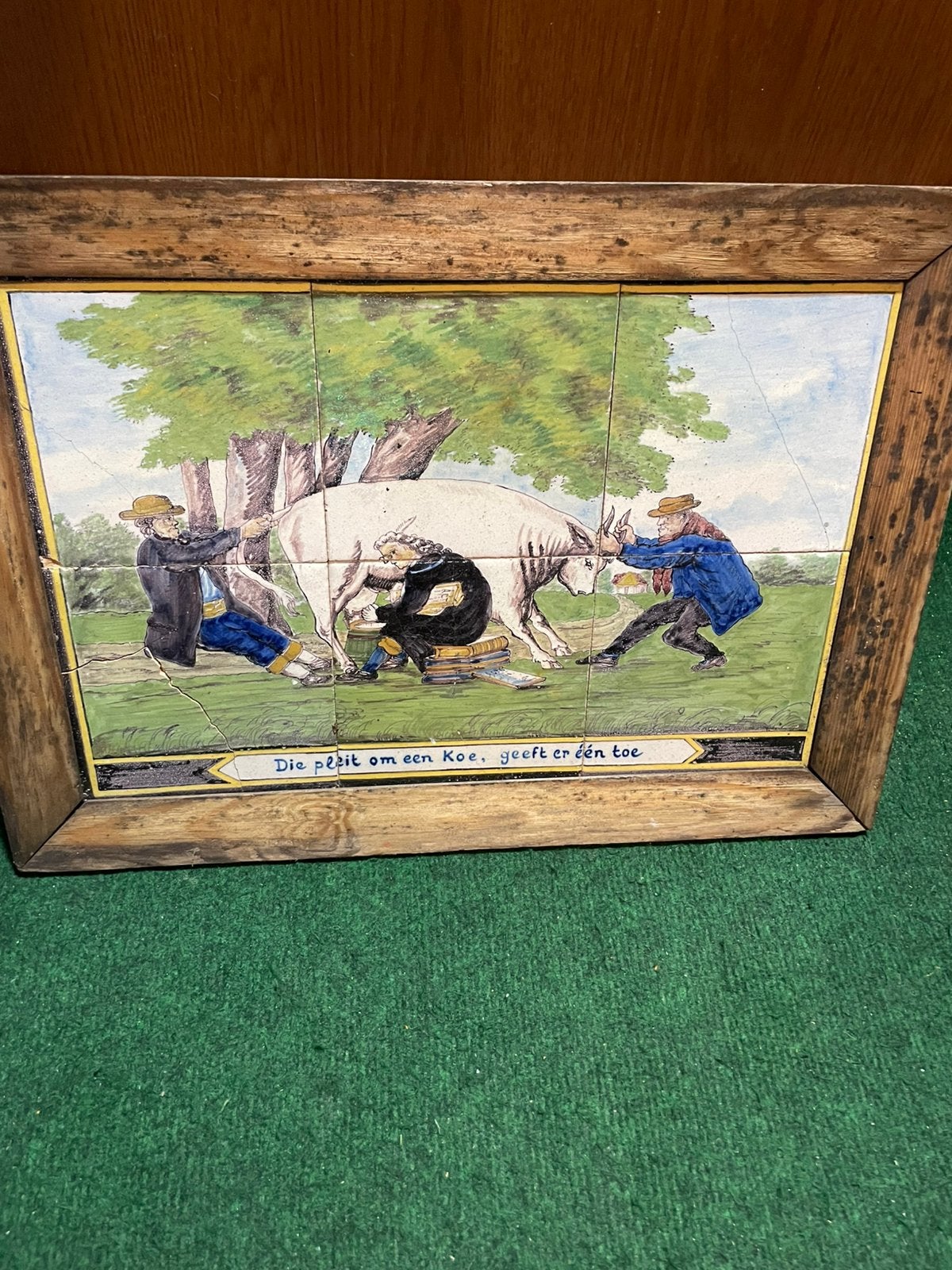 Koningklijke  Tichelaar Makkum ., Antiek en Kunst, Kunst | Schilderijen | Klassiek, Ophalen of Verzenden