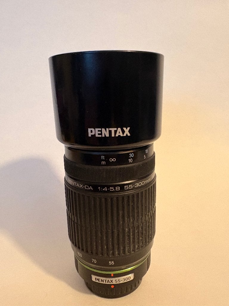 Pentax 55-300mm 4.0-5.8 zoomlens, Gebruikt, 300 mm, Pentax K-mount, Autofocus