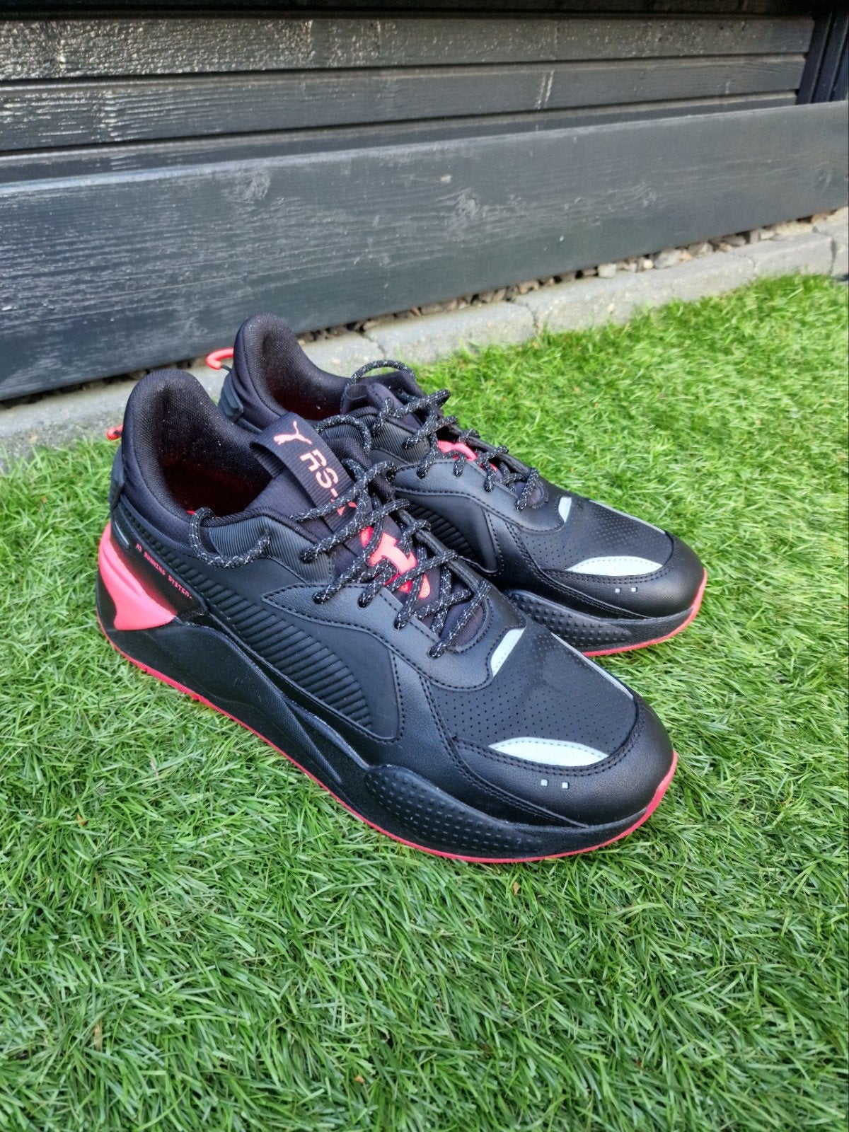 ZGAN Puma RS-X sneakers - Zwart/Roze maat 46, Ophalen, Puma, Zwart, Sneakers of Gympen