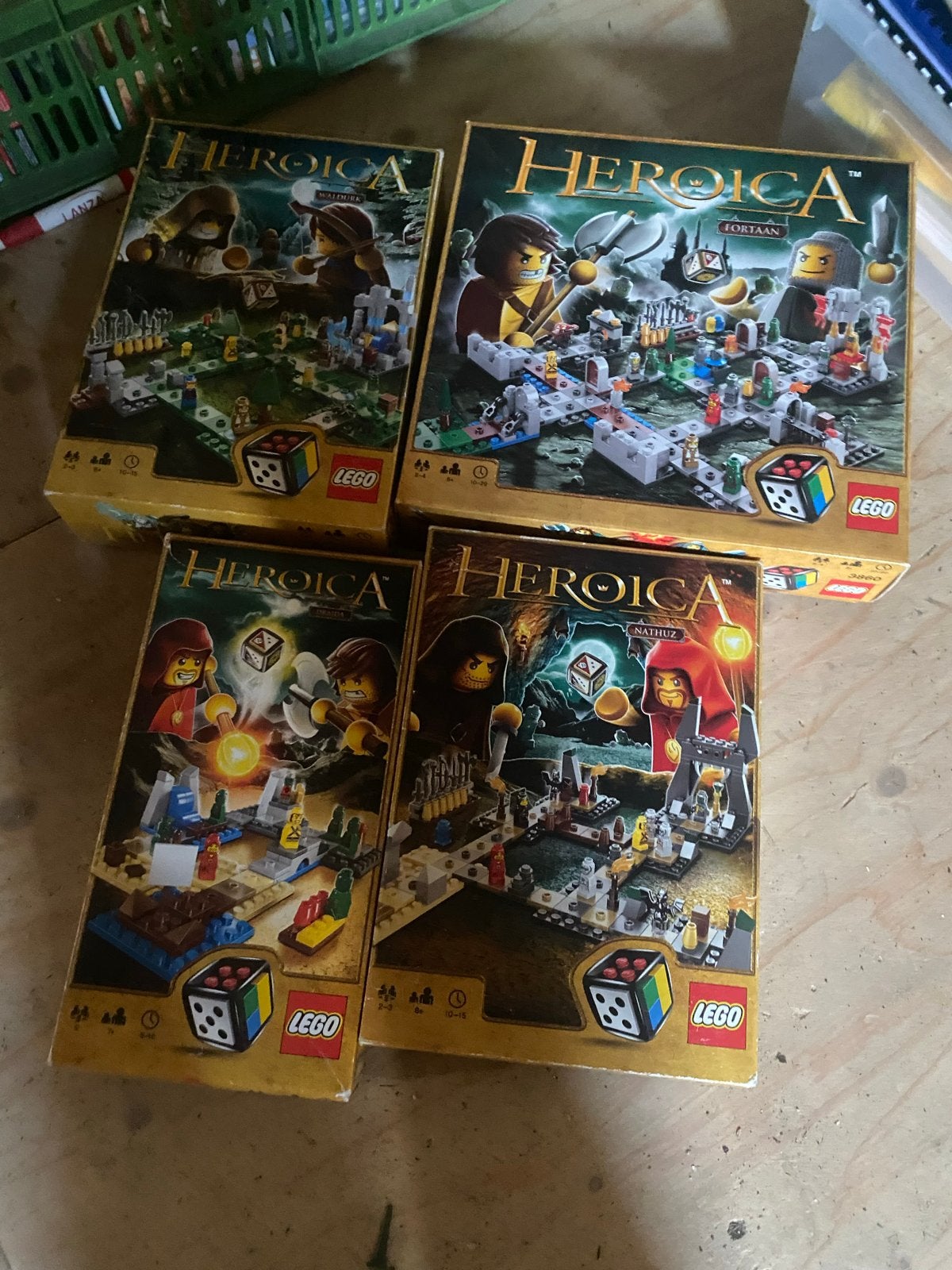 Lego Heroica Bordspellen - Complete Collectie, Ophalen of Verzenden, Gebruikt