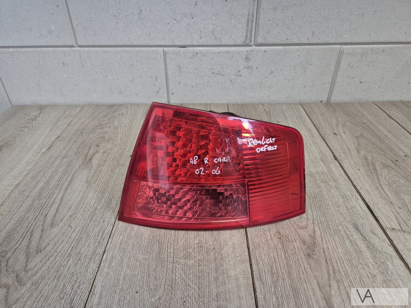 Achterlicht rechts carrosserie Audi A8 d3 2002 - 2006 DEFECT, Auto-onderdelen, Gebruikt, -, -, -