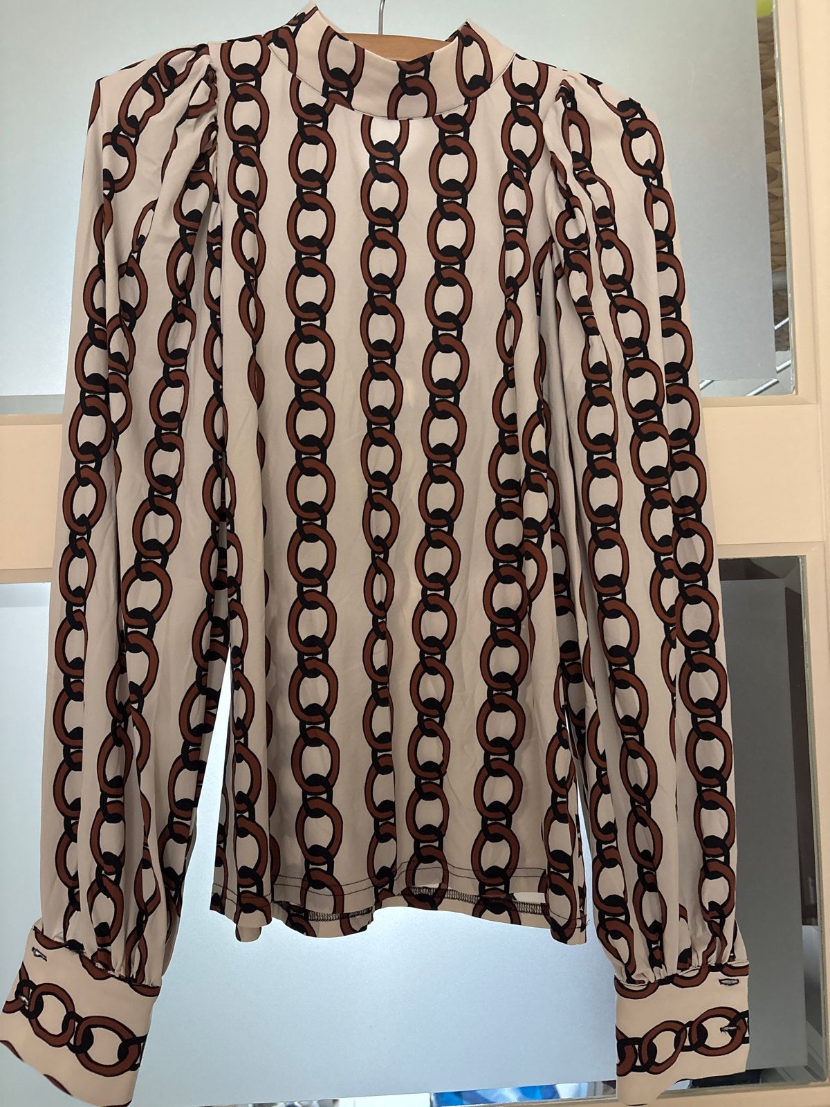 Studio Anneloes blouse met kettingprint s, Maat 38/40 (M), Meerkleurig, Ophalen of Verzenden, Zo goed als nieuw