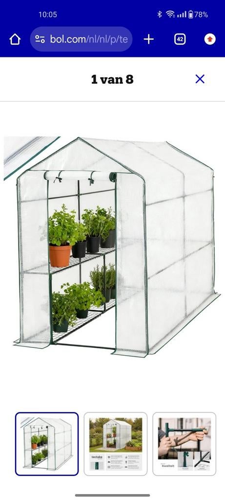Tuinkas, Tuin en Terras, Ophalen, Aluminium