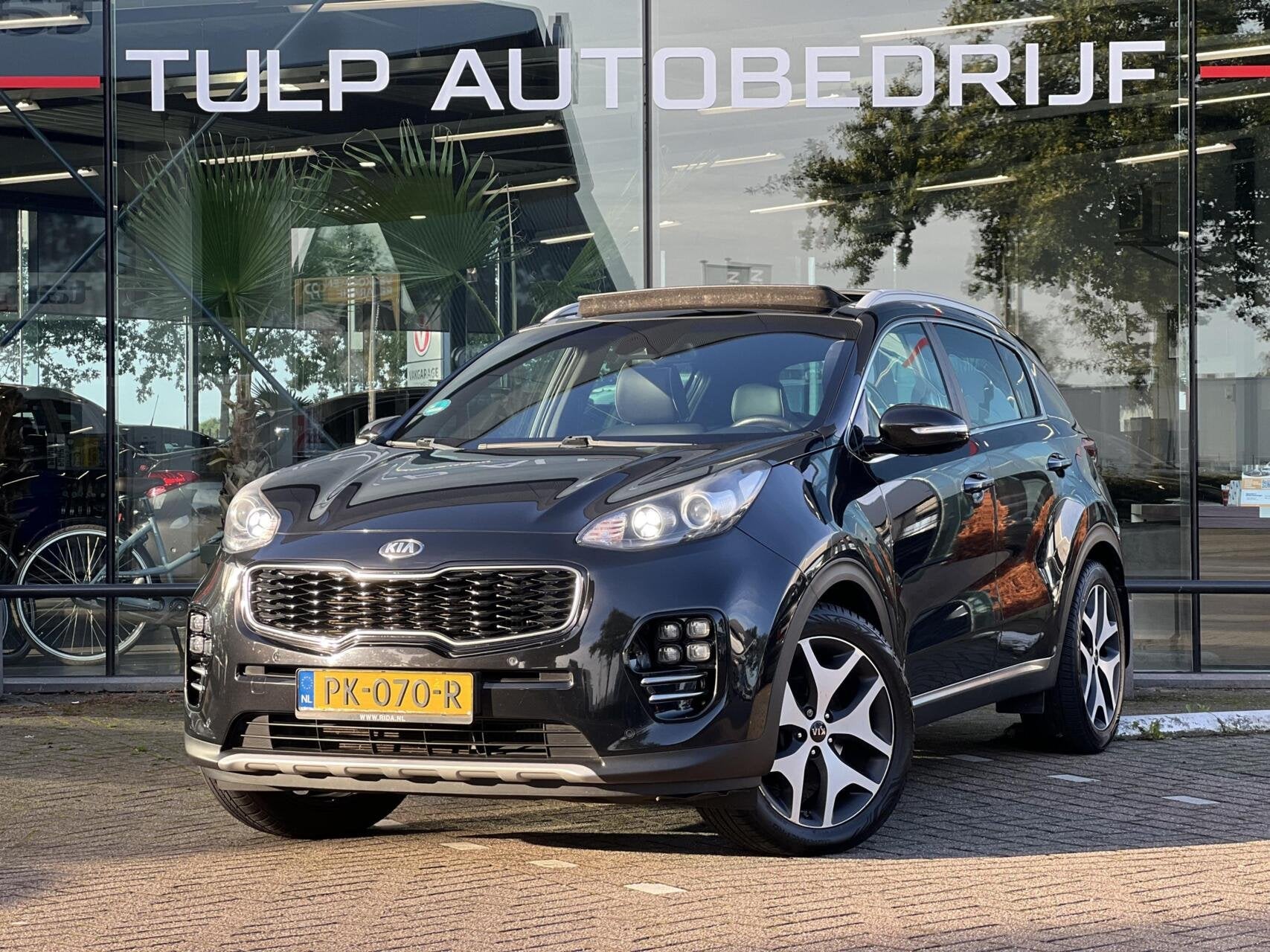 Kia Sportage 1.6 T-GDI GT-Line Luxe Goed onderhoud Dak NAP, Auto's, Voorwielaandrijving, Gebruikt, 4 cilinders, Zwart