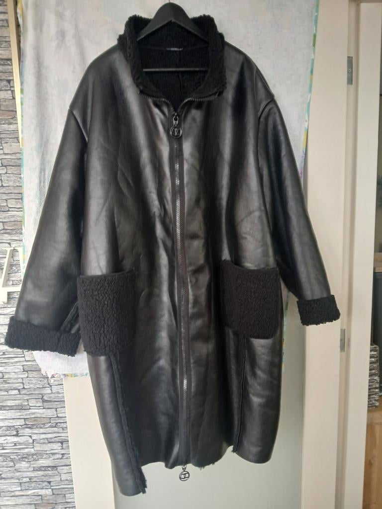 Jas Maat 54, Kleding | Dames, Grote Maten, Ophalen of Verzenden, Zo goed als nieuw, Zwart, Jas of Mantel