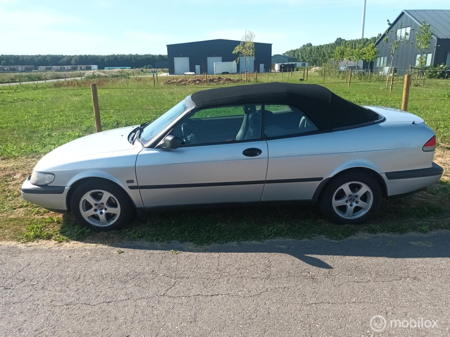 Nette Saab 900 Cabrio 2.0 S 174dkm 1995, Auto's, Voorwielaandrijving, Gebruikt, Lederen bekleding, 4 cilinders
