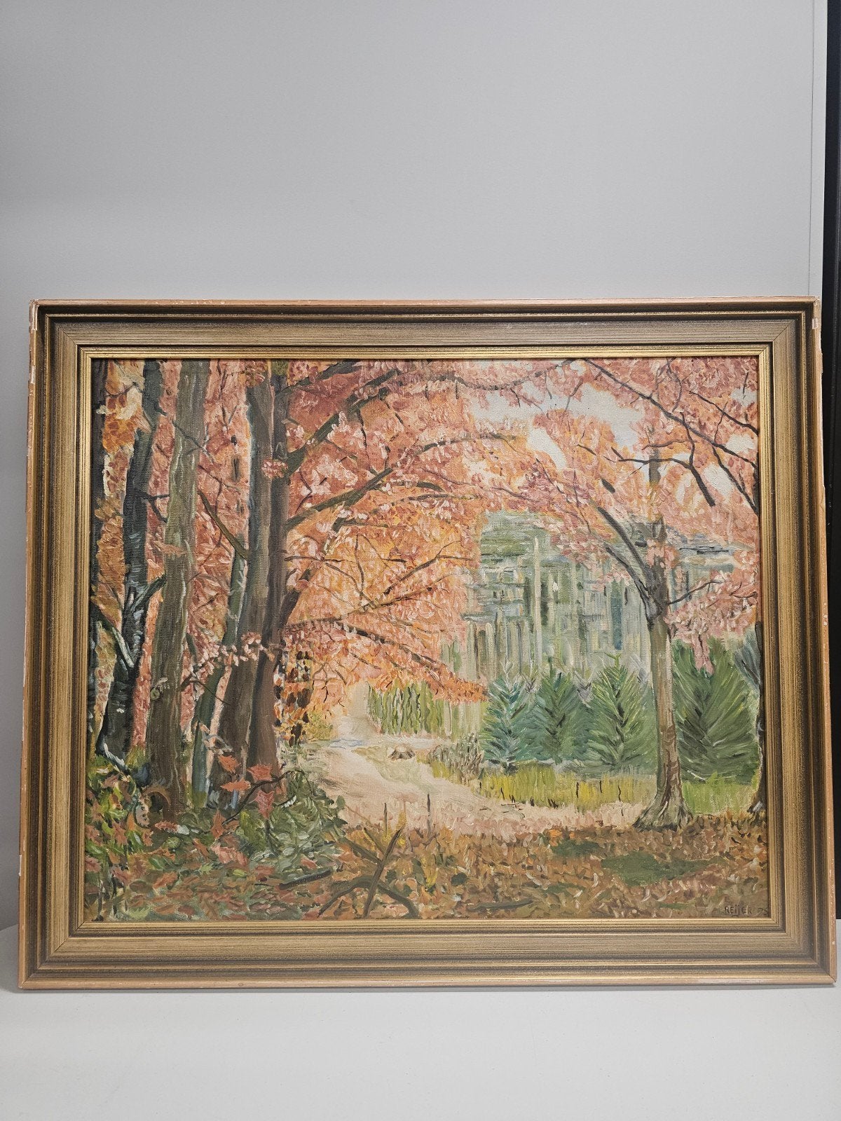 Schilderij met lijst, Ophalen of Verzenden
