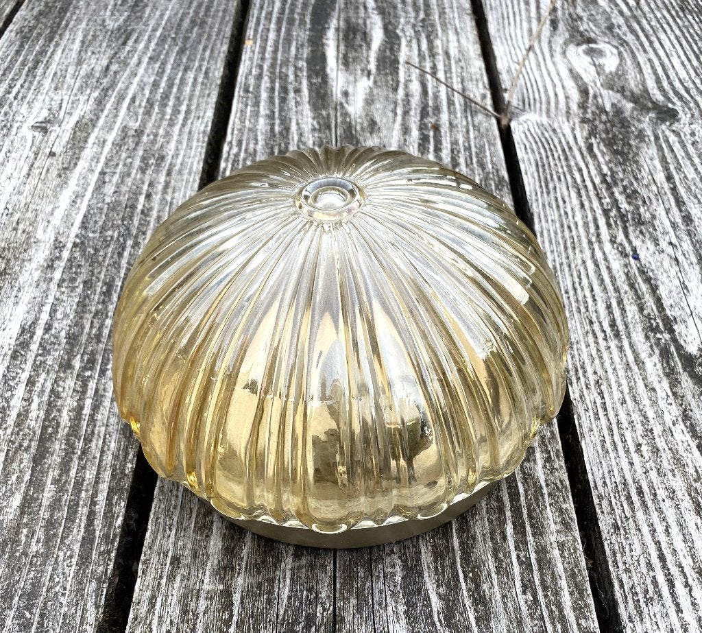leuke Plafonniere - lamp vintage retro mid century design, Huis en Inrichting, Lampen | Plafondlampen, 21 cm, Overige stijlen