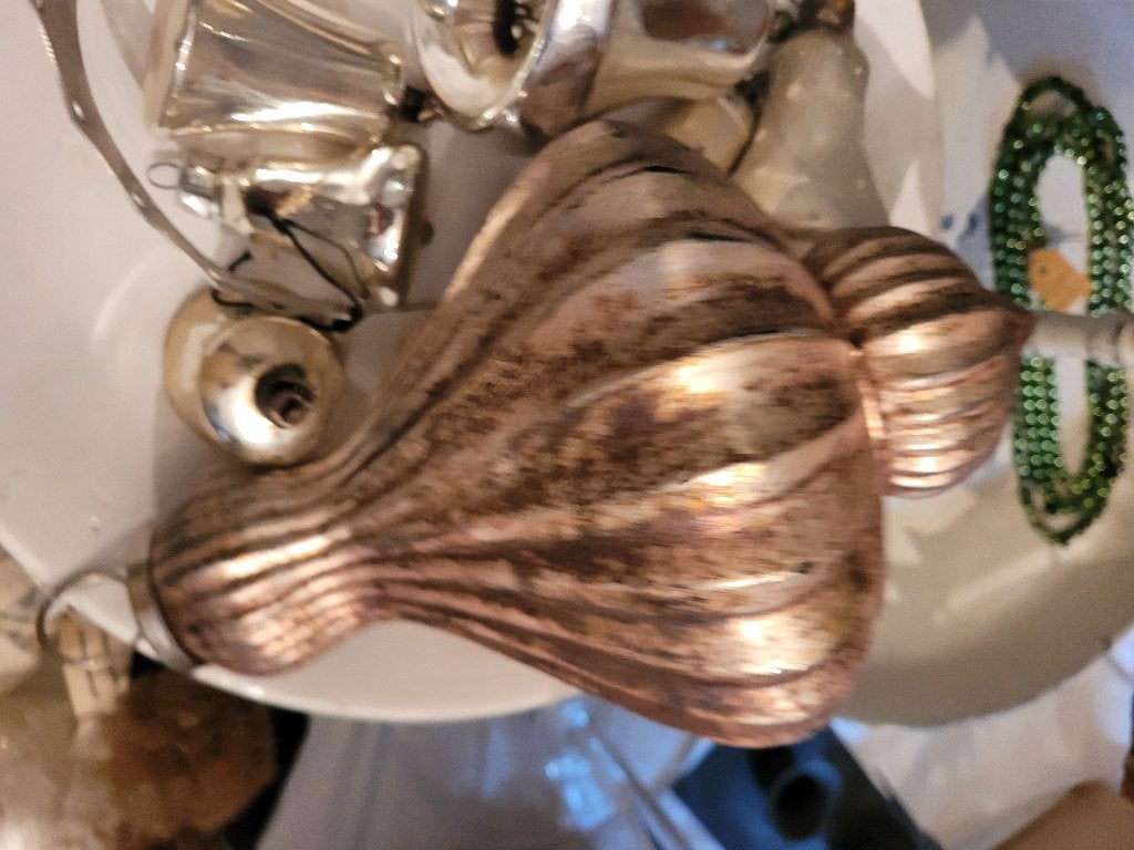 dik glazen heksenbal 23 cm lang, Ophalen of Verzenden