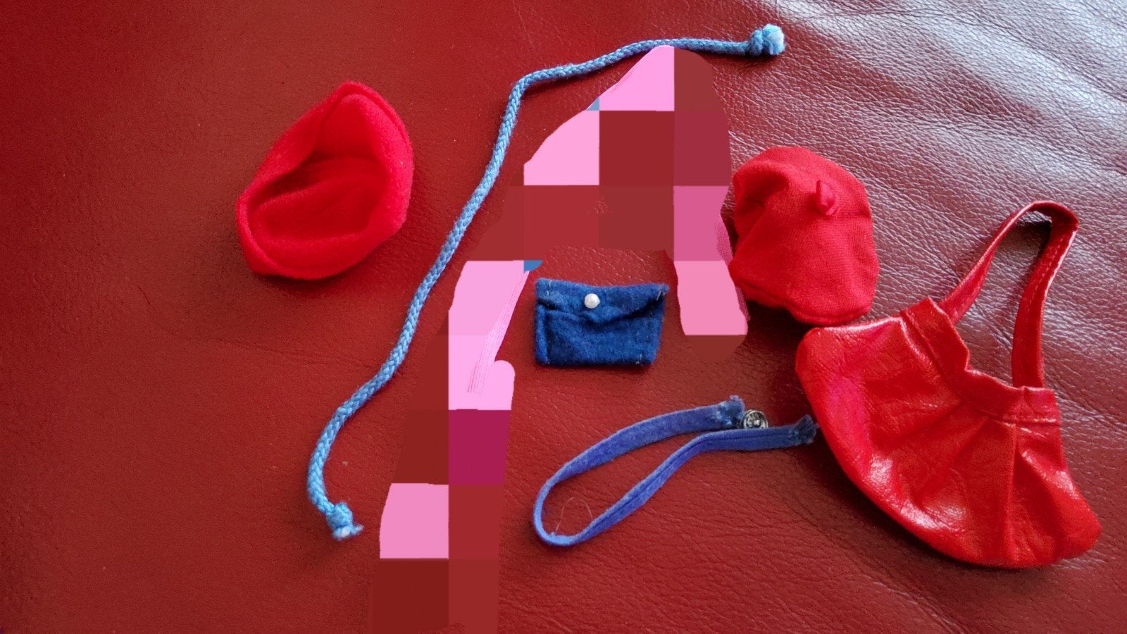 Vintage Barbie Sindy Fleur schoudertas tas hoed/muts band., Ophalen of Verzenden, Fashion Doll
