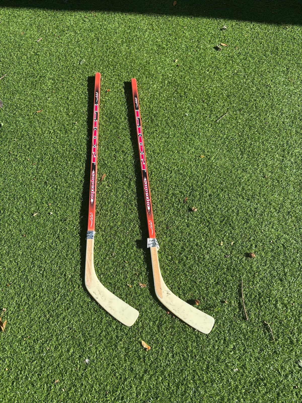 2x ijshockeysticks - 115 cm - Gebruikt, Ophalen, Gebruikt, Stick