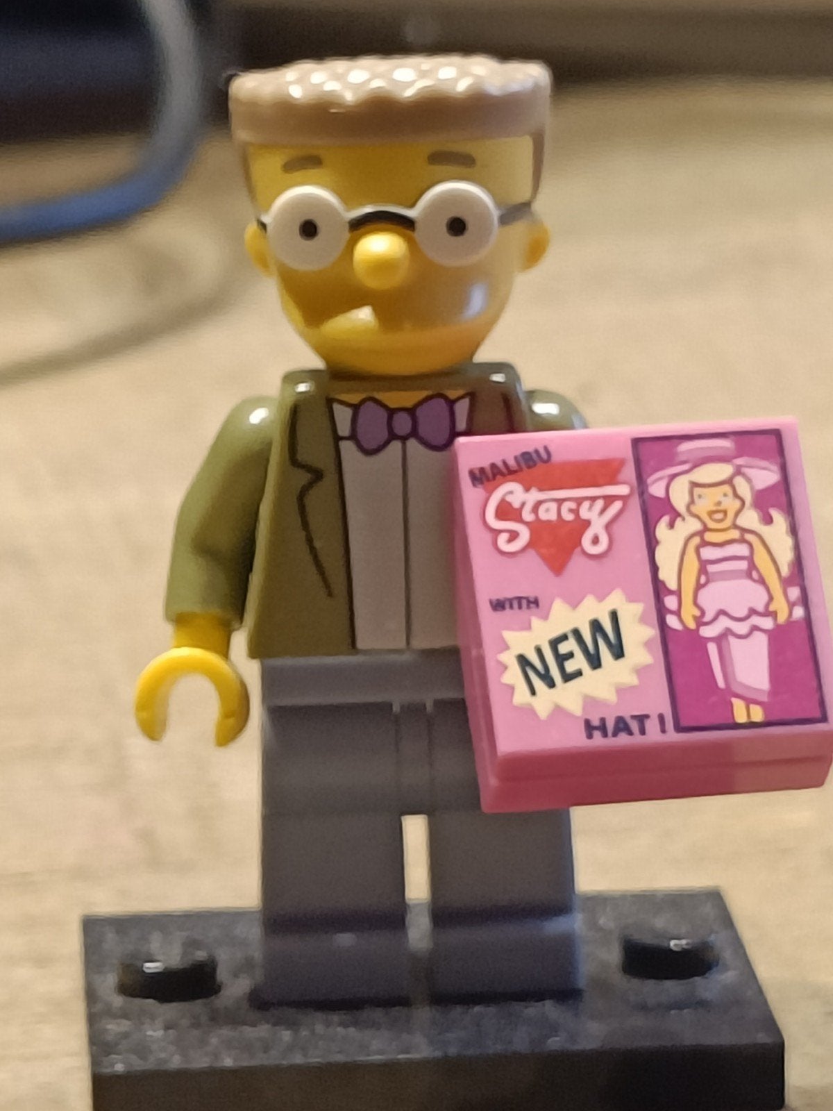 Waylon Smithers Lego minifiguur met barbie, Ophalen of Verzenden, Zo goed als nieuw, Lego